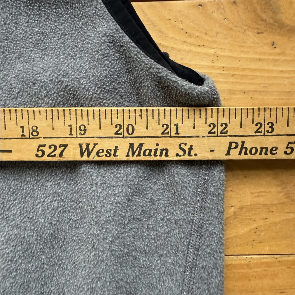 Eddie Bauer First Ascent Vest Mens Size Large Gray Fleece Full Zip Gorpcore - Picture 7 of 8